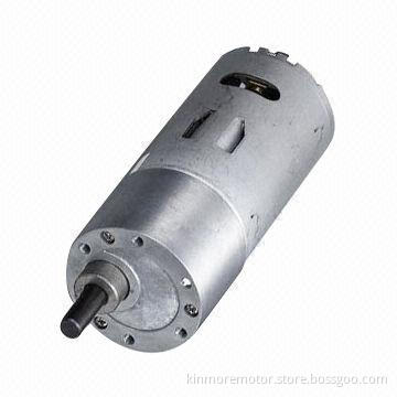 24V DC Gear Motor with 37mm Diameter Gearbox, Offset 6mm Shaft for Dispensers/Sprayers/Toilet Lid